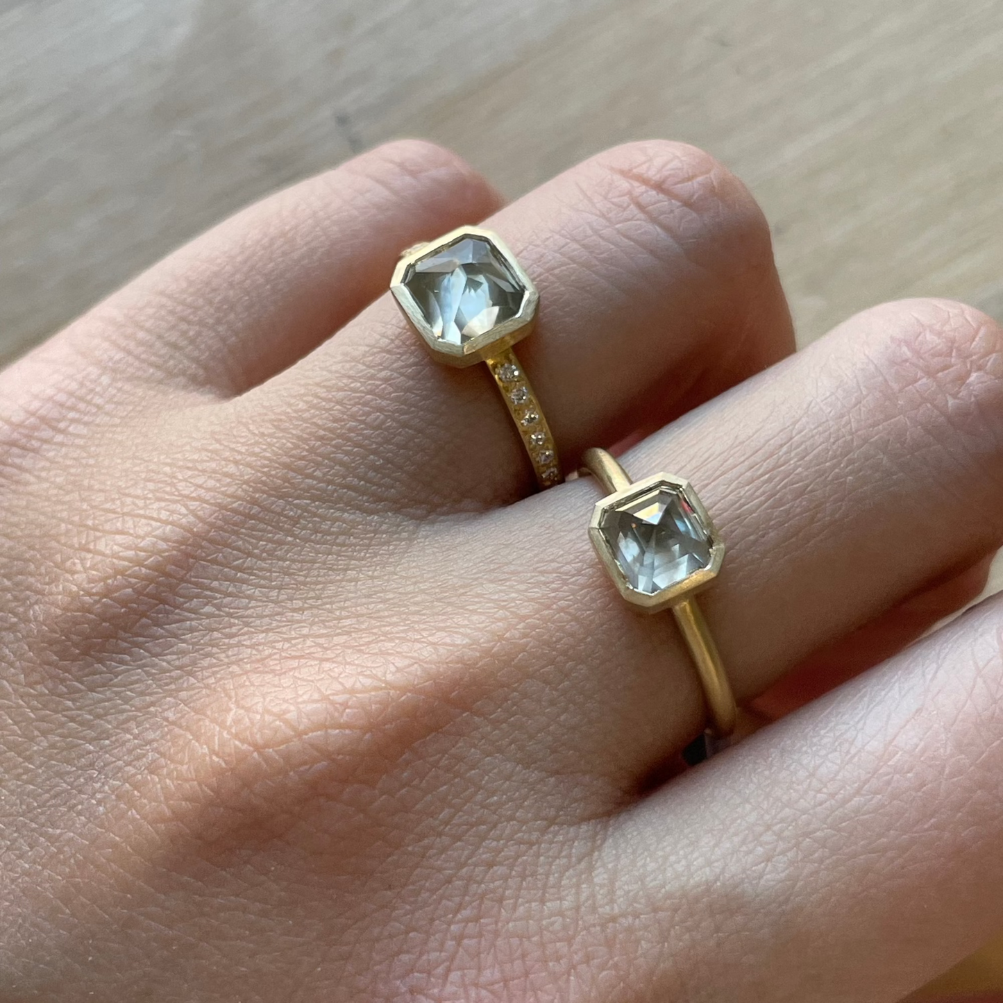 1.18 Carat One-of-a-Kind Mogul Cut Diamond Ring | DR109-OOAK