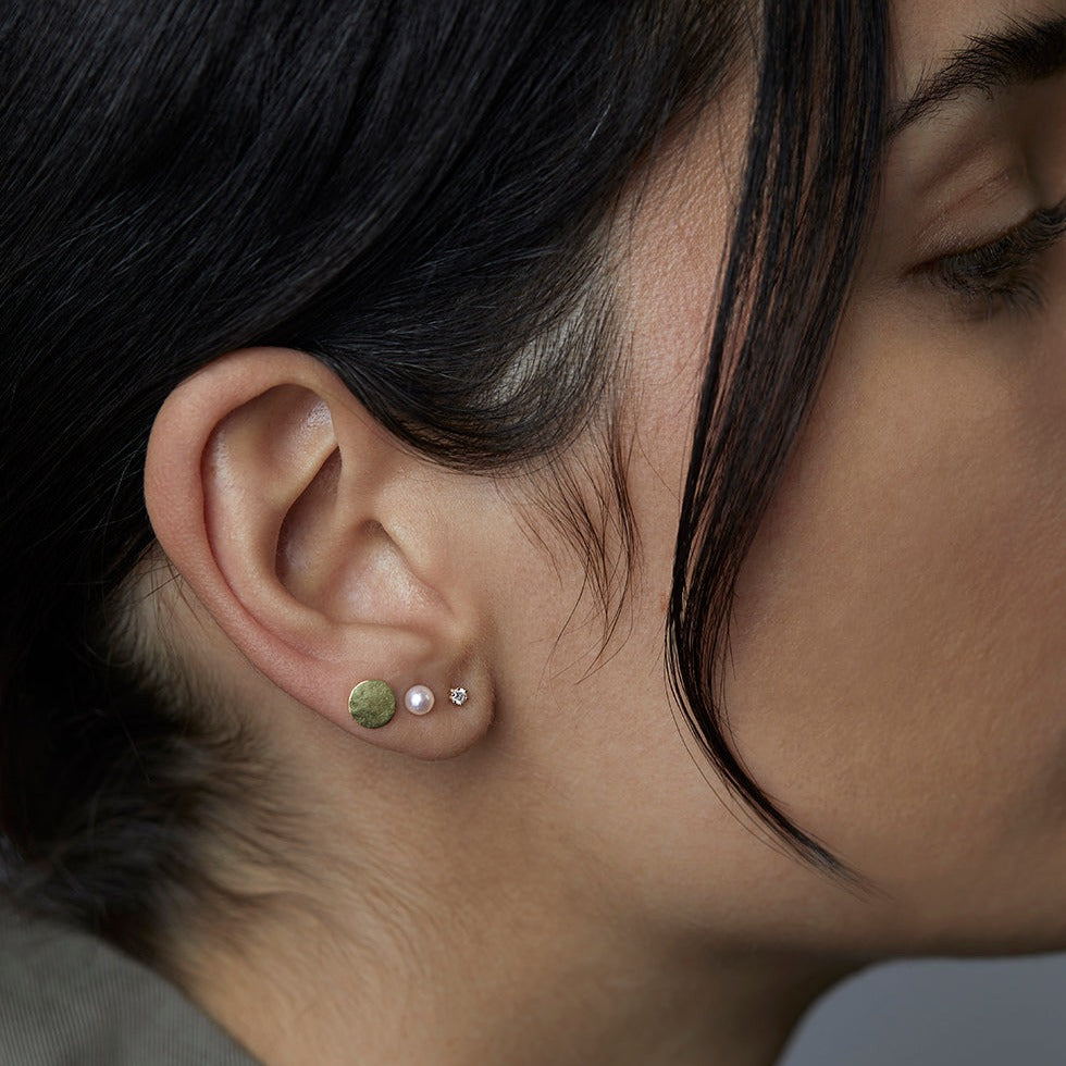 Baby White Diamond Studs | E1901W