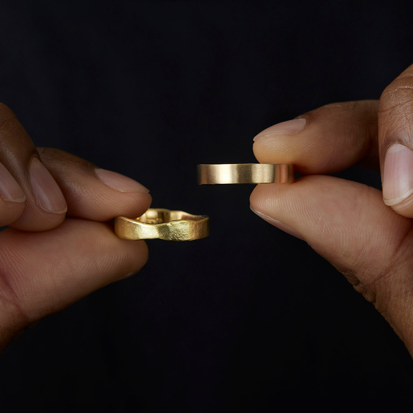 18K Yellow Gold on Modl