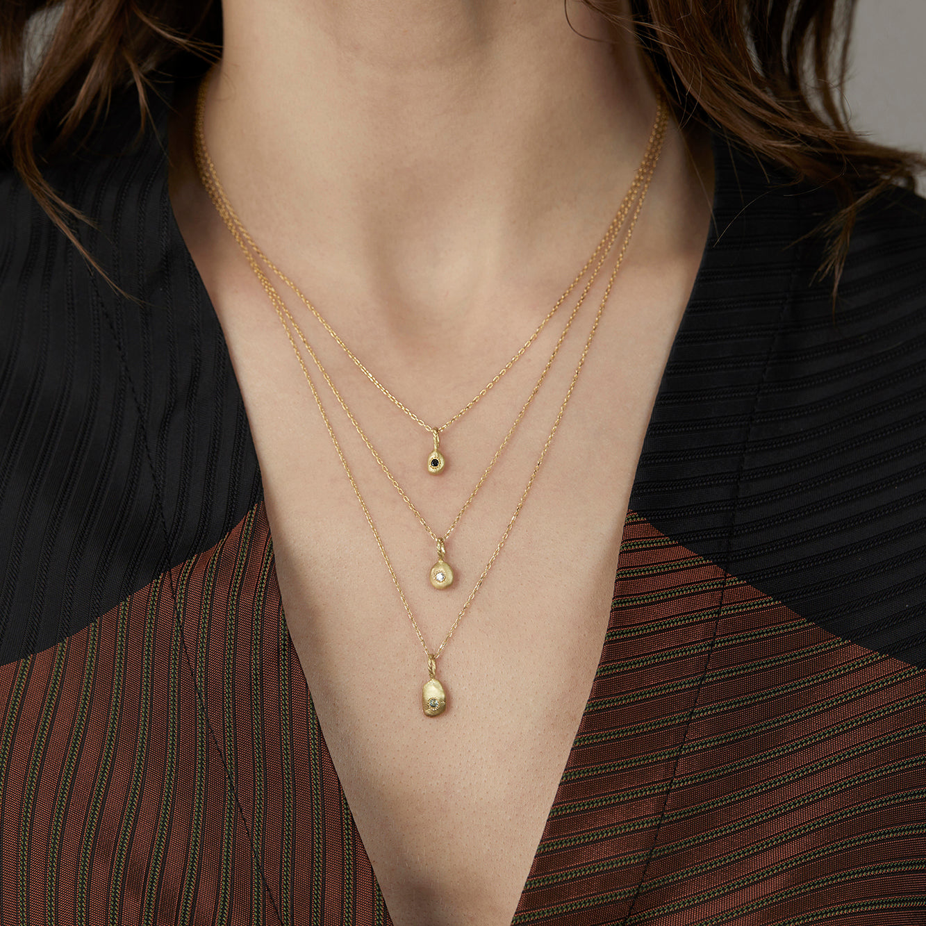 18K Yellow Gold on Model