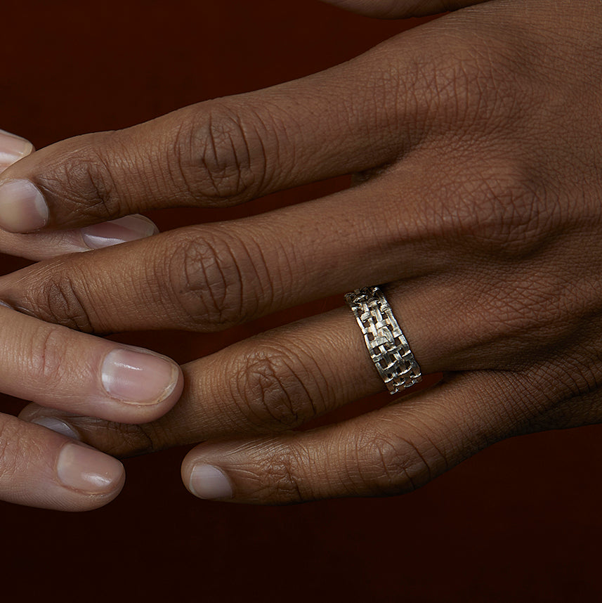 7mm Lattice Band | R39002