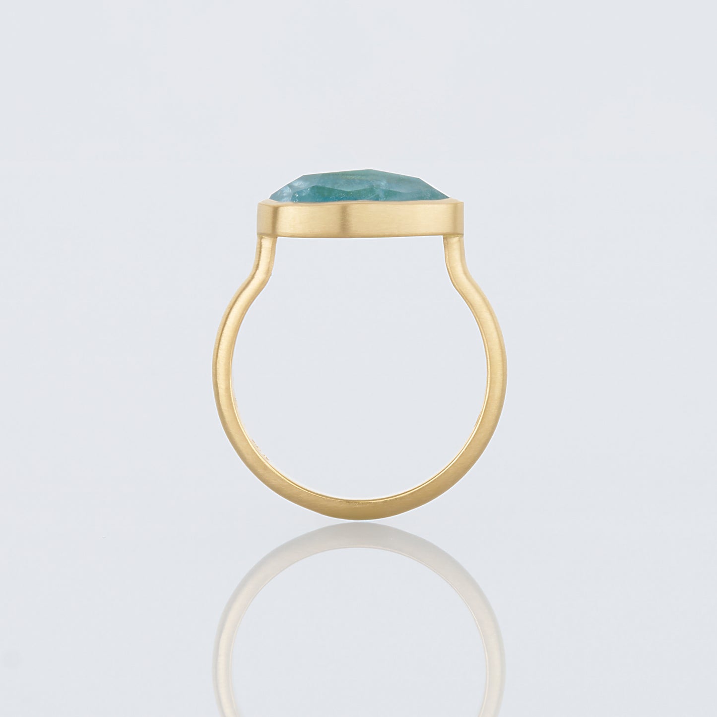 3 Carat One-of-a-Kind Rose Cut Aquamarine Ring | AQR2-OOAK