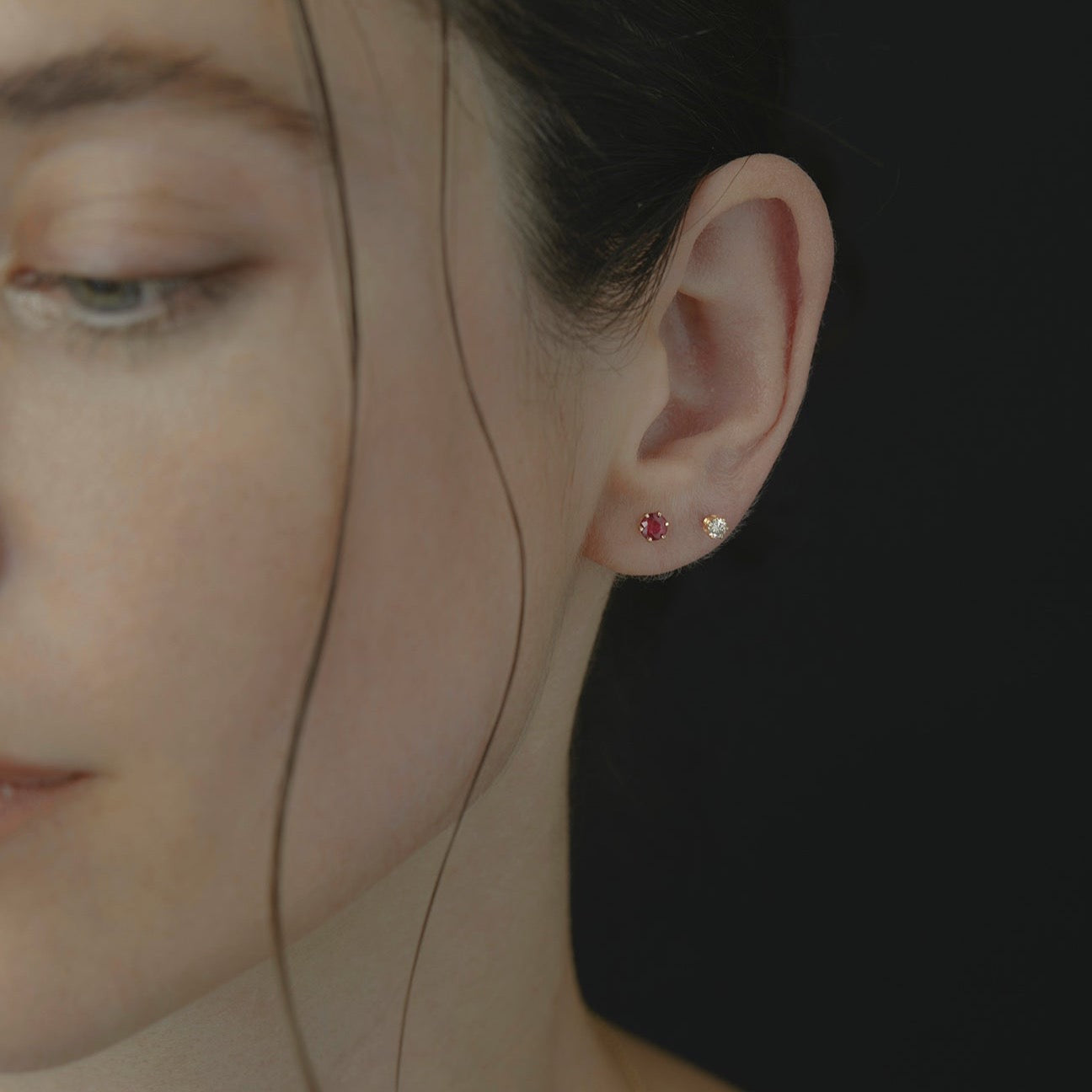 3mm Brown Diamond Studs | E1902BR