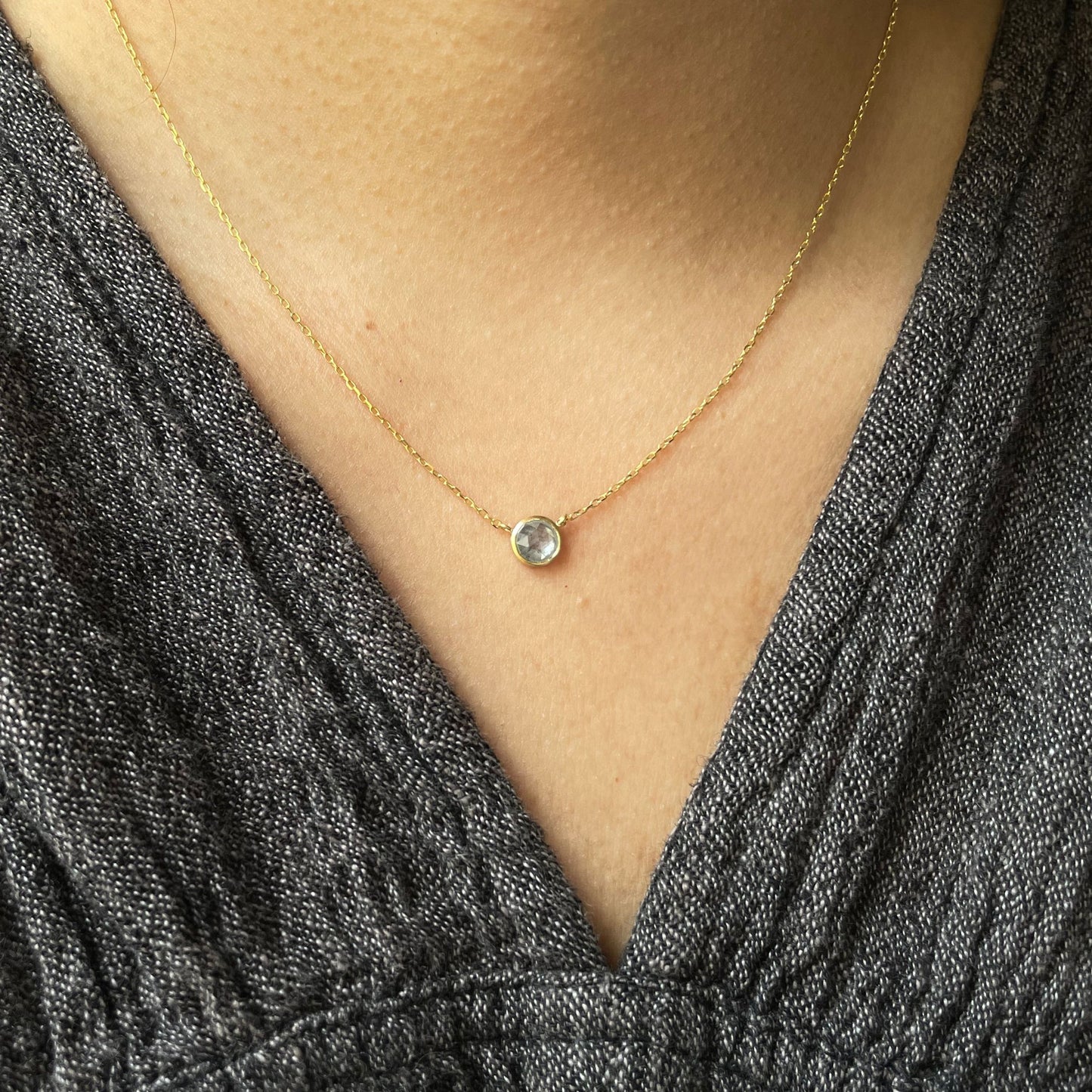 18K Yellow Gold on Model