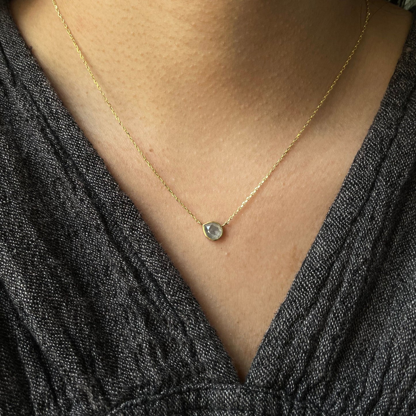 18K Yellow Gold on Model