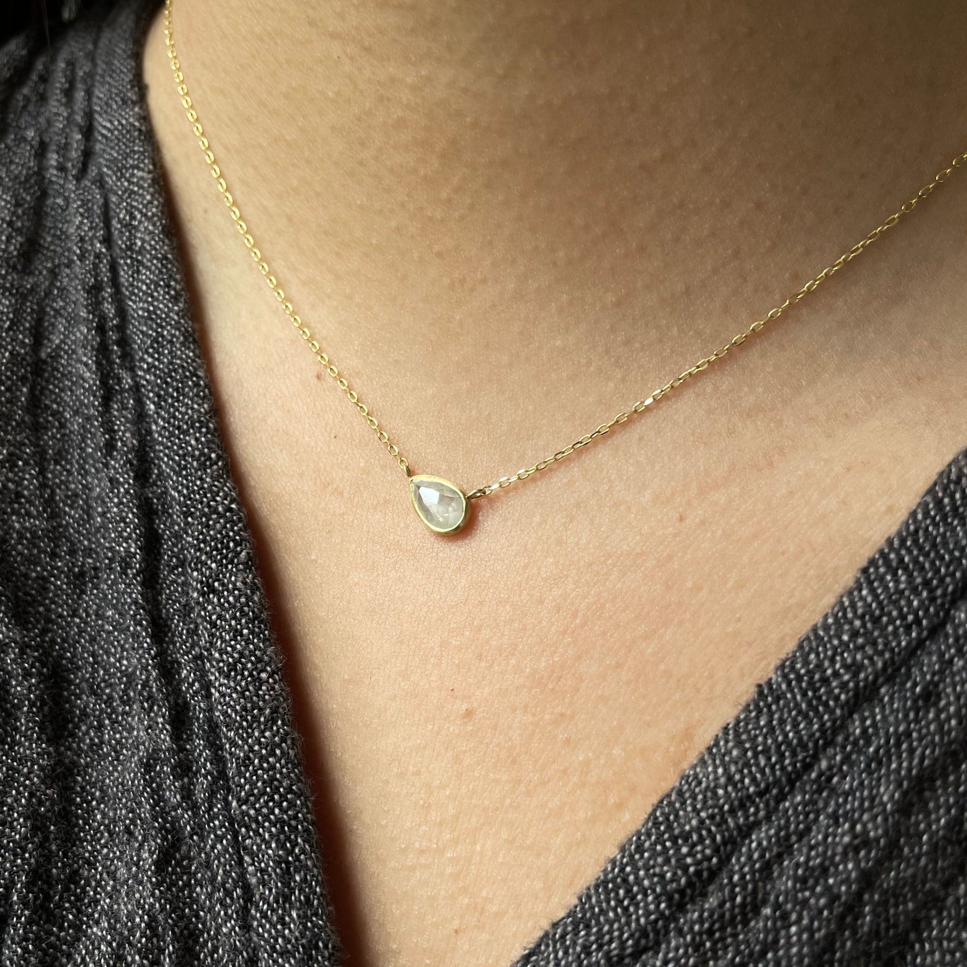 18K Yellow Gold on Model