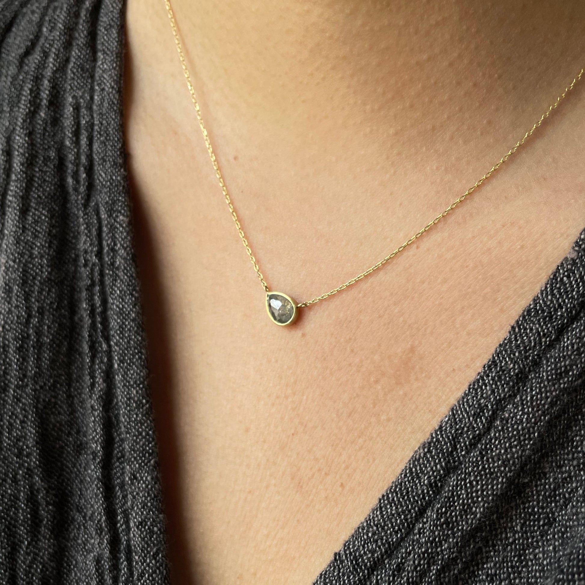 18K Yellow Gold on Model