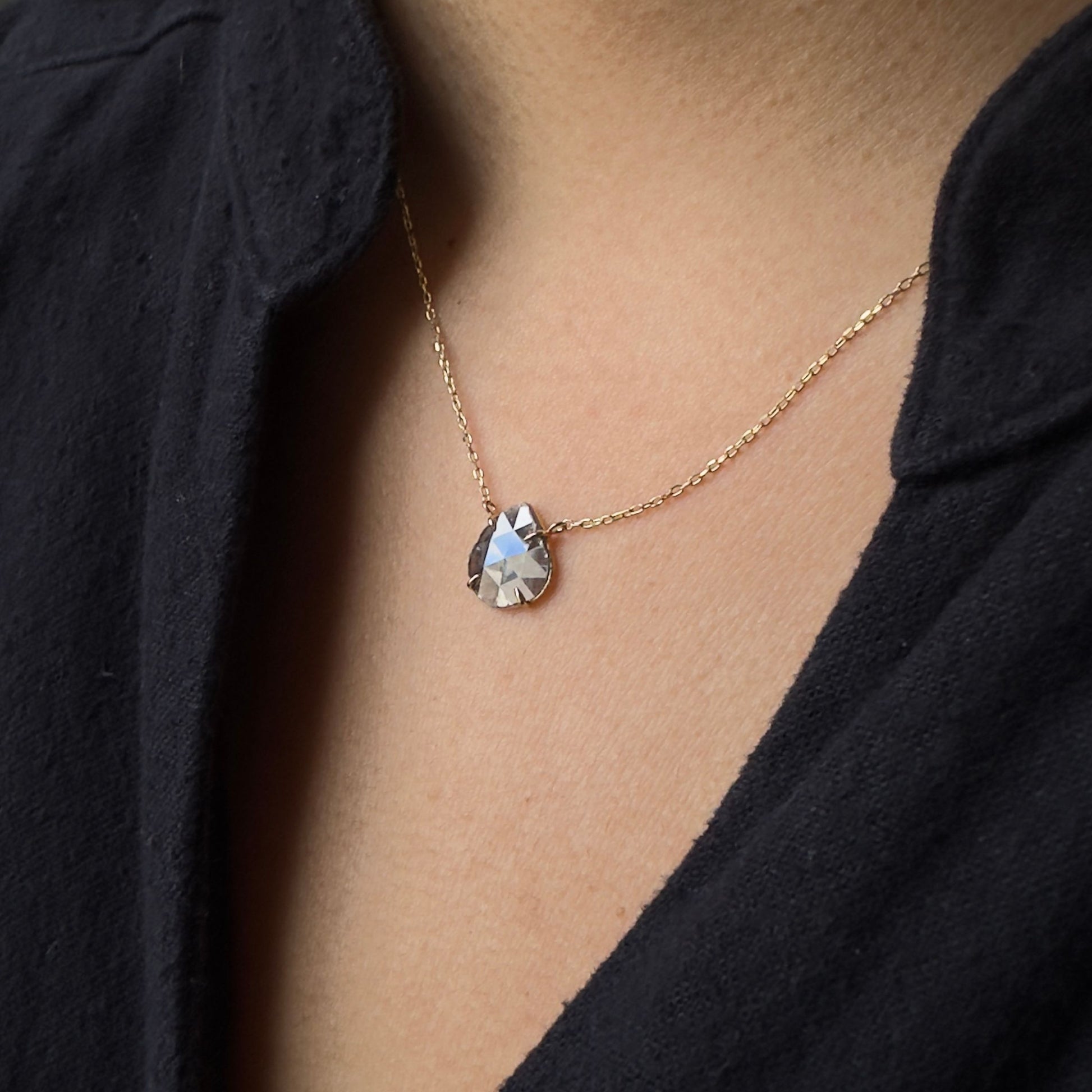 18K Yellow Gold on Model