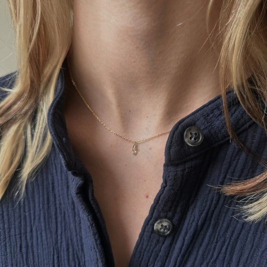 0.34 Carat One-of-a-Kind Diamond Drop Necklace | DN27-OOAK