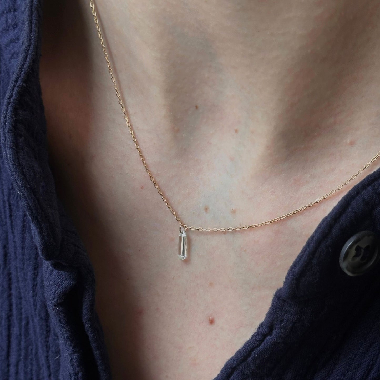 0.49 Carat One-of-a-Kind Diamond Drop Necklace | DN31-OOAK