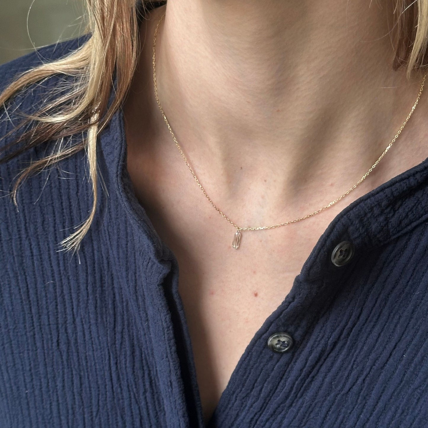 0.49 Carat One-of-a-Kind Diamond Drop Necklace | DN31-OOAK