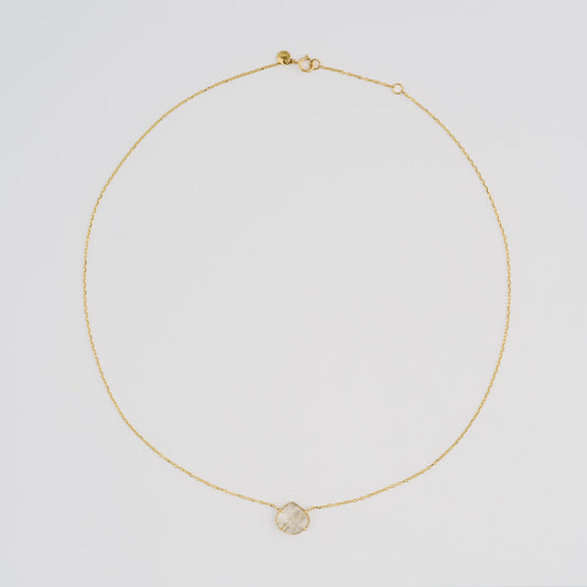 1.3 Carat One-of-a-Kind Sliced Misty Grey Diamond Necklace | DN36-OOAK