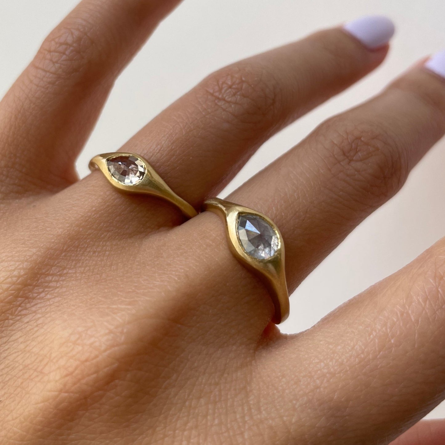 18K Yellow Gold on Model