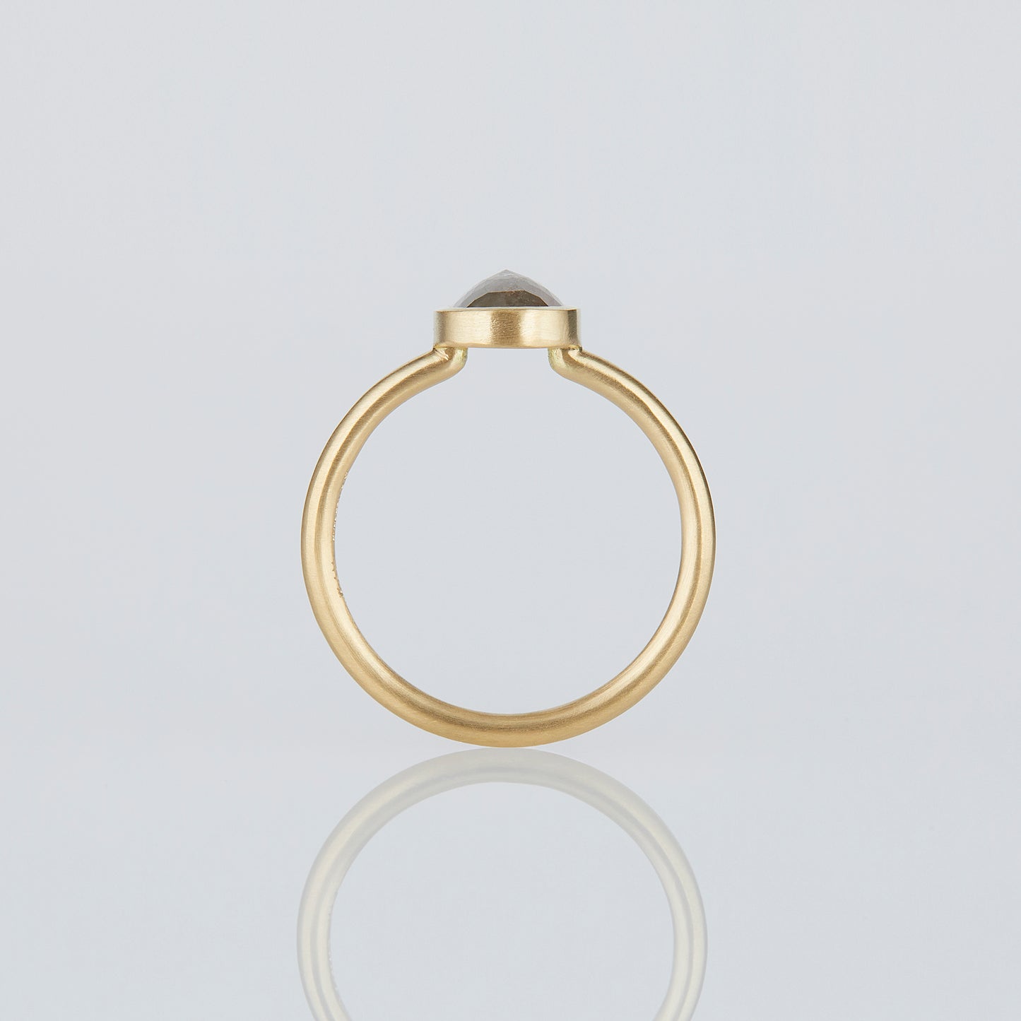 1.6 Carat One-of-a-Kind Rose Cut Grey Diamond Ring | DR207-OOAK