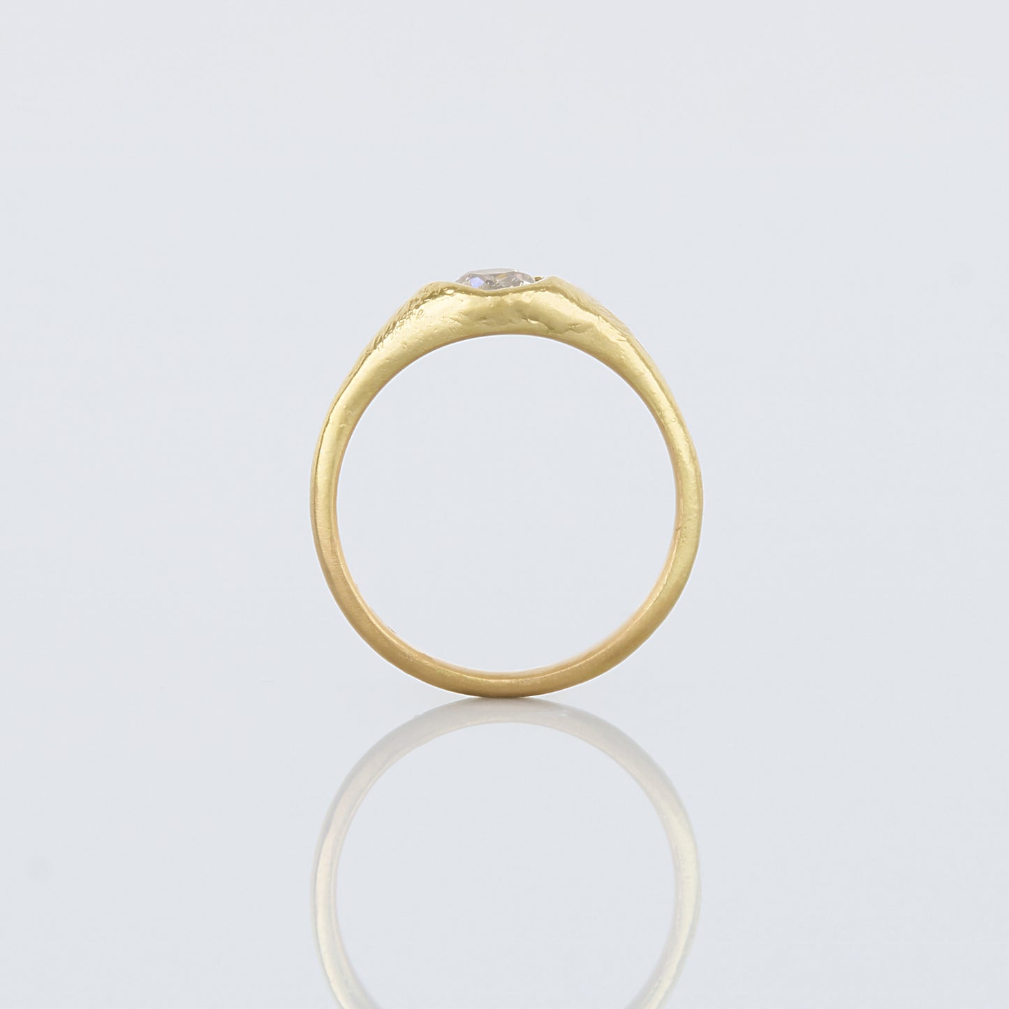 0.38 Carat One-of-a-Kind Old Mine Cut Diamond Ring | DR215-OOAK