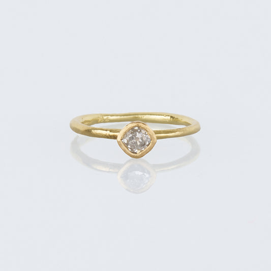 0.46 Carat One-of-a-Kind Old Mine Cut Diamond Ring | DR217-OOAK