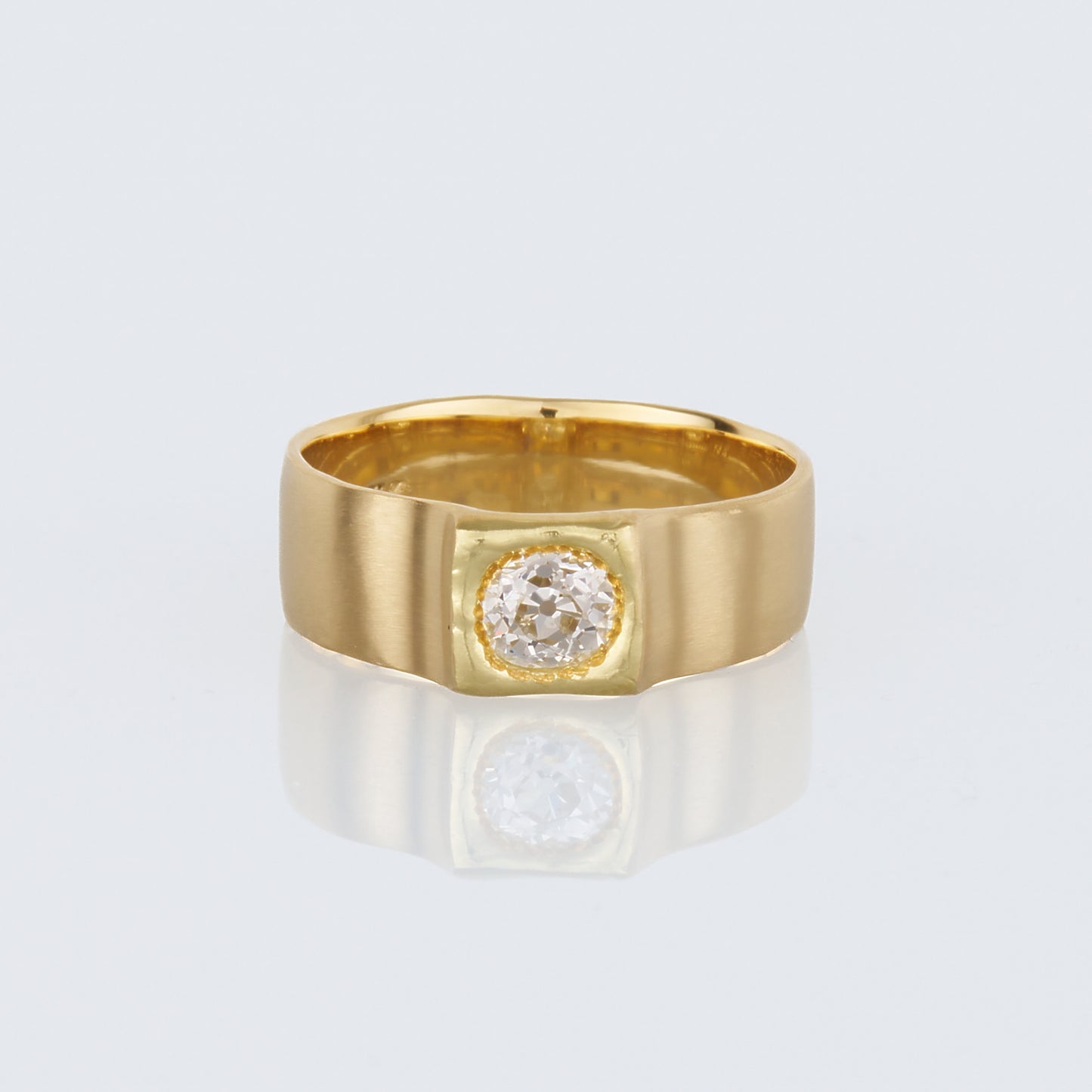 0.46 Carat One-of-a-Kind Old Mine Cut Diamond Ring | DR218-OOAK