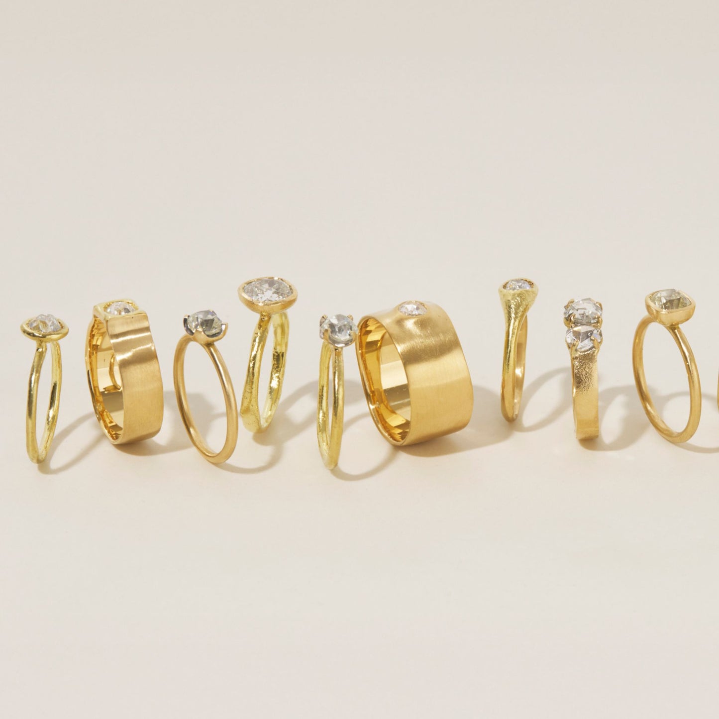 0.2 Carat One-of-a-Kind Rose Cut Diamond Ring | DR226-OOAK