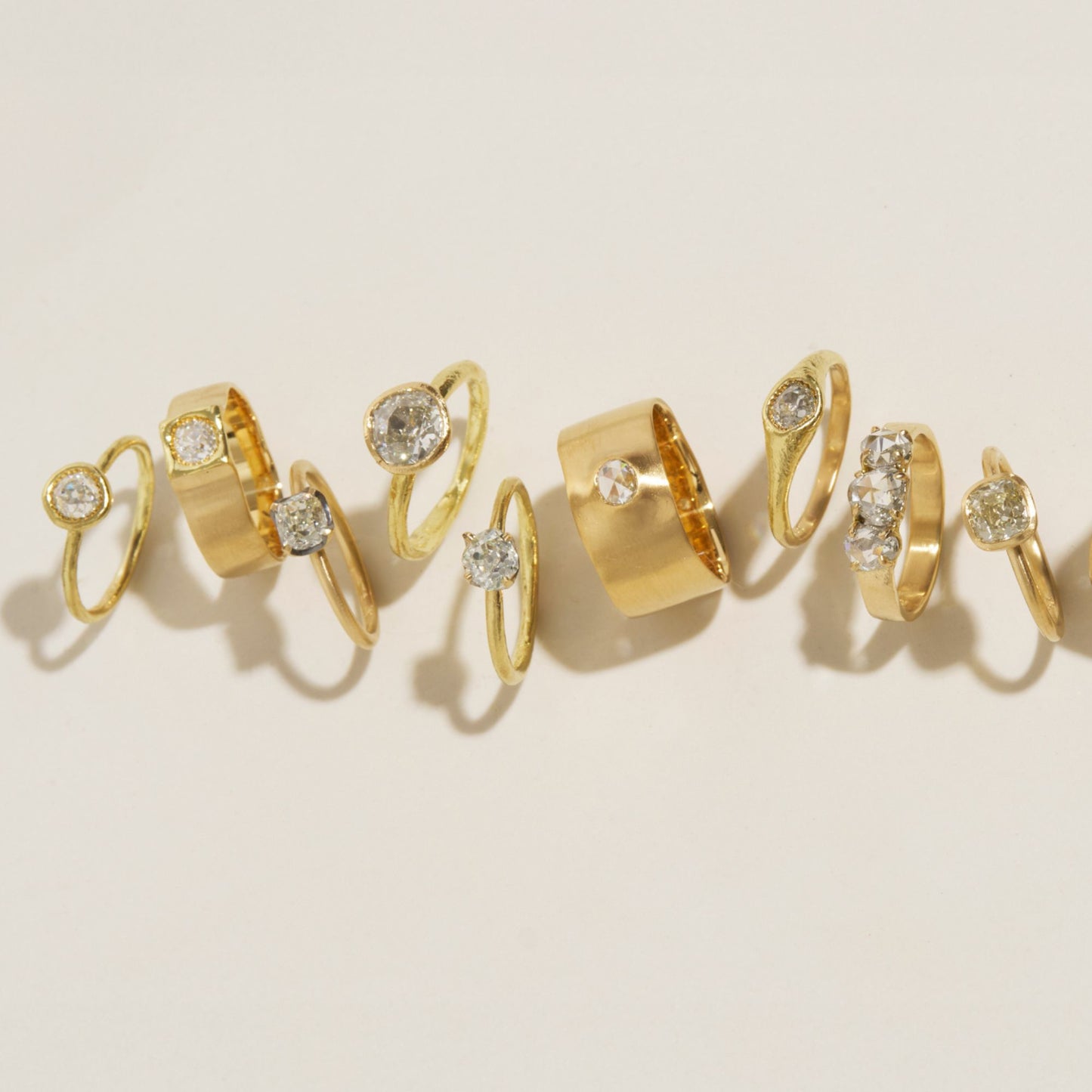 0.2 Carat One-of-a-Kind Rose Cut Diamond Ring | DR226-OOAK