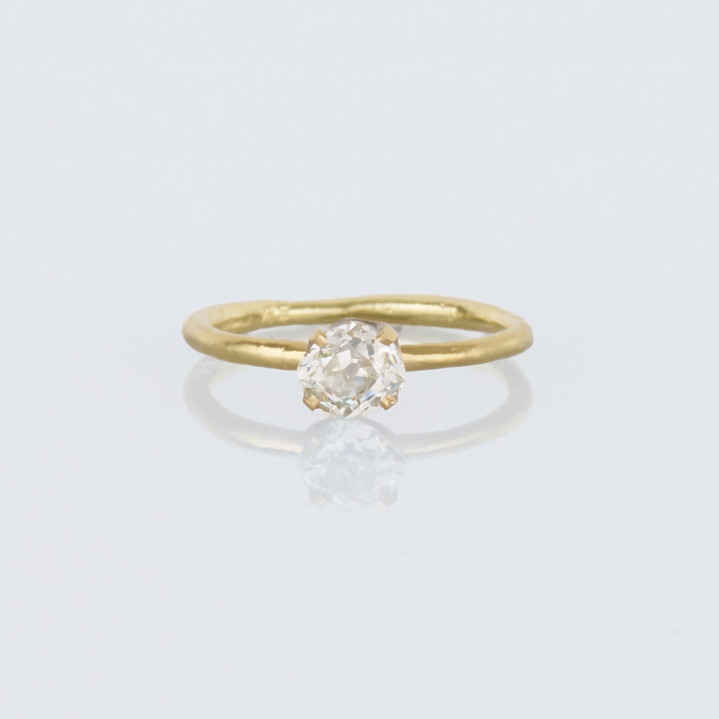 0.86 Carat One-of-a-Kind Old Mine Cut Diamond Ring | DR221-OOAK