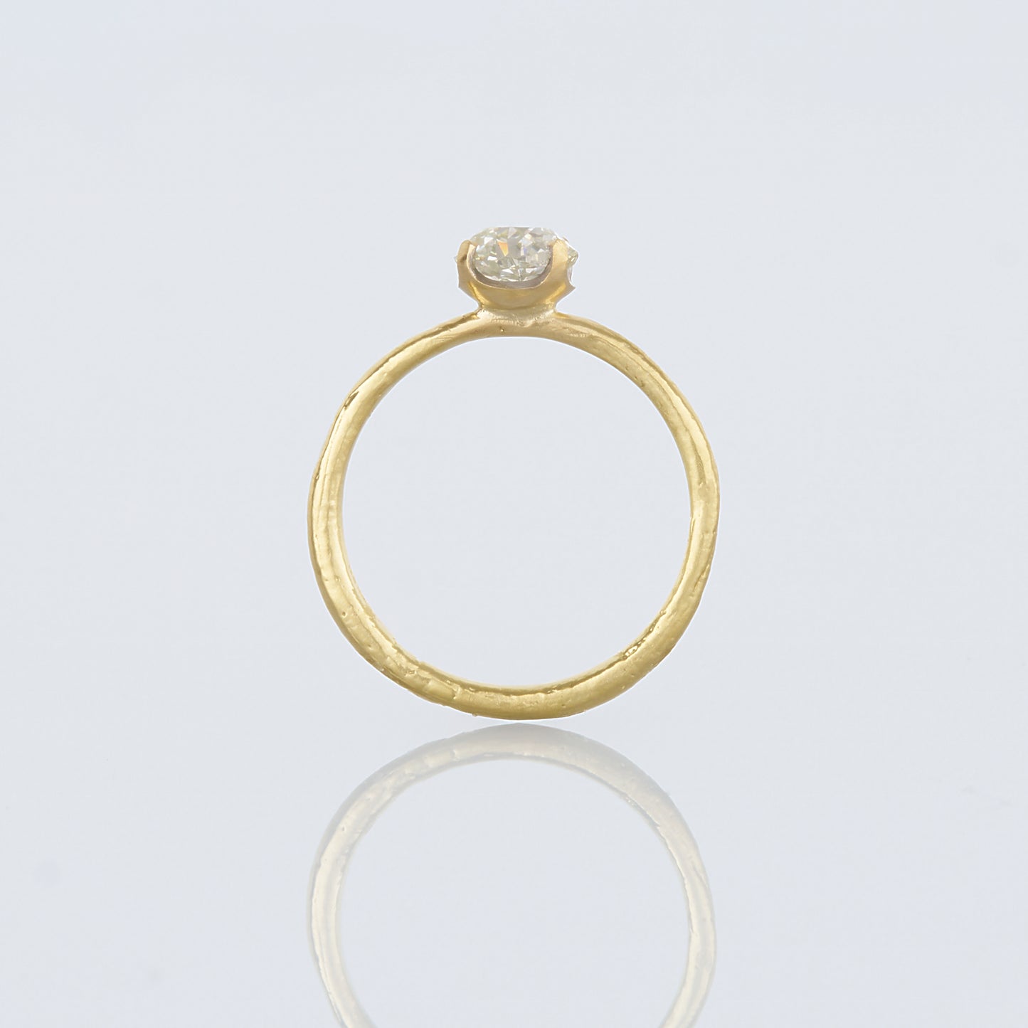 0.86 Carat One-of-a-Kind Old Mine Cut Diamond Ring | DR221-OOAK