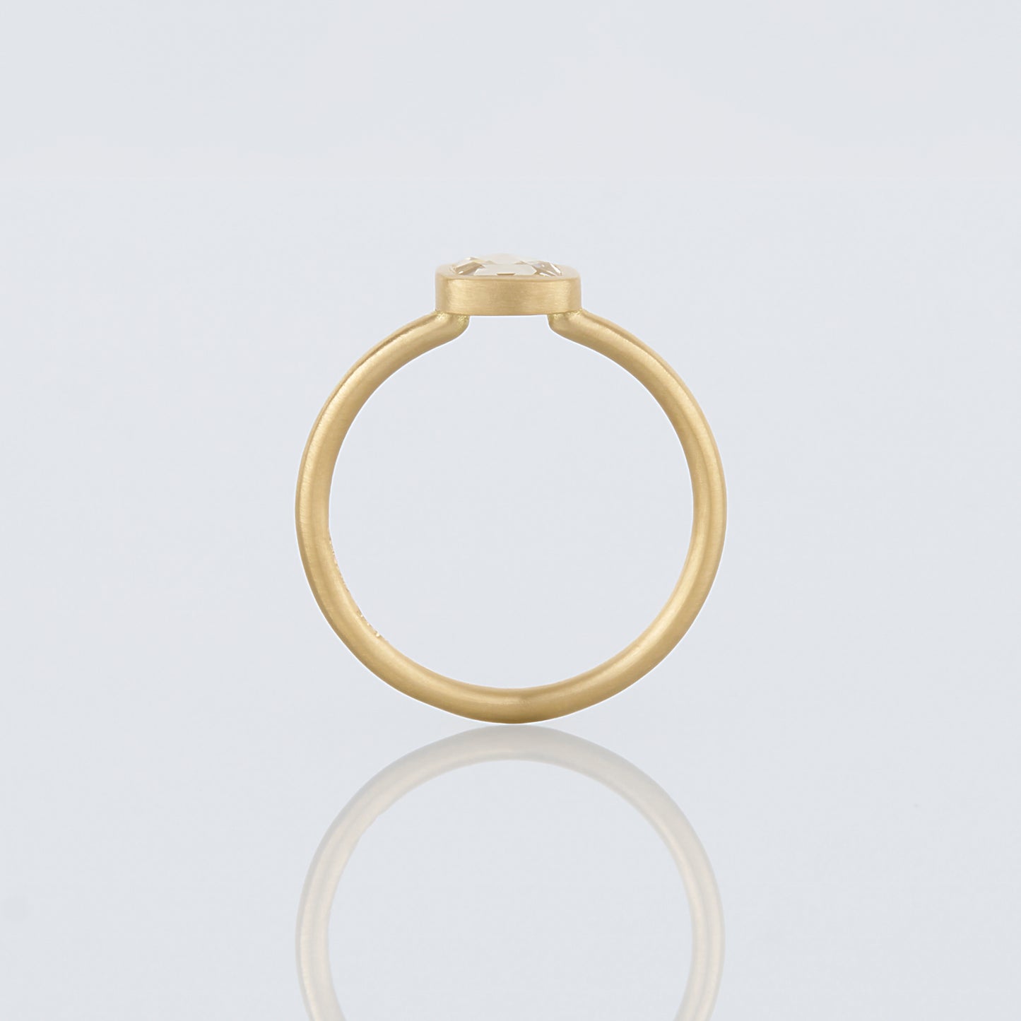 0.55 Carat One-of-a-Kind Rose Cut White Diamond Ring | DR236-OOAK