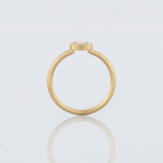 0.55 Carat One-of-a-Kind Rose Cut White Diamond Ring | DR236-OOAK