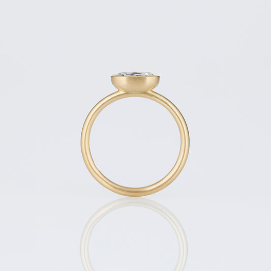 1.01 Carat One-of-a-Kind Cushion Modified Brilliant Cut White Diamond Ring | DR244-OOAK