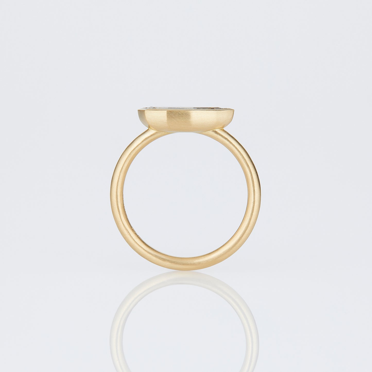1.52 Carat One-of-a-Kind Modified Pear Step Cut Fancy Brown-Yellow Diamond Ring | DR250-OOAK