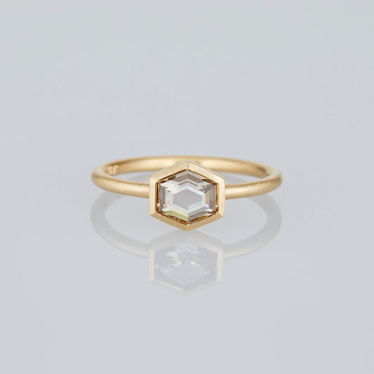 1.07 Carat One-of-a-Kind Rose Cut Taupe Brown Diamond Ring | DR278-OOAK