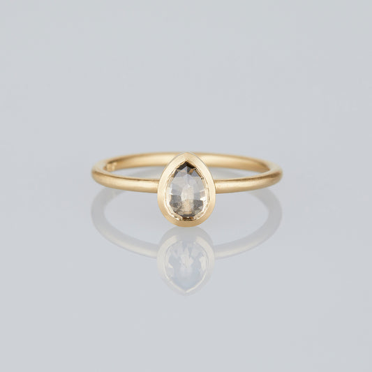 0.75 Carat One-of-a-Kind Rose Cut Taupe Diamond Ring | DR281-OOAK