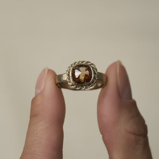 2.23 Carat One-of-a-Kind  Auburn Brown Diamond Ring | DR301-OOAK