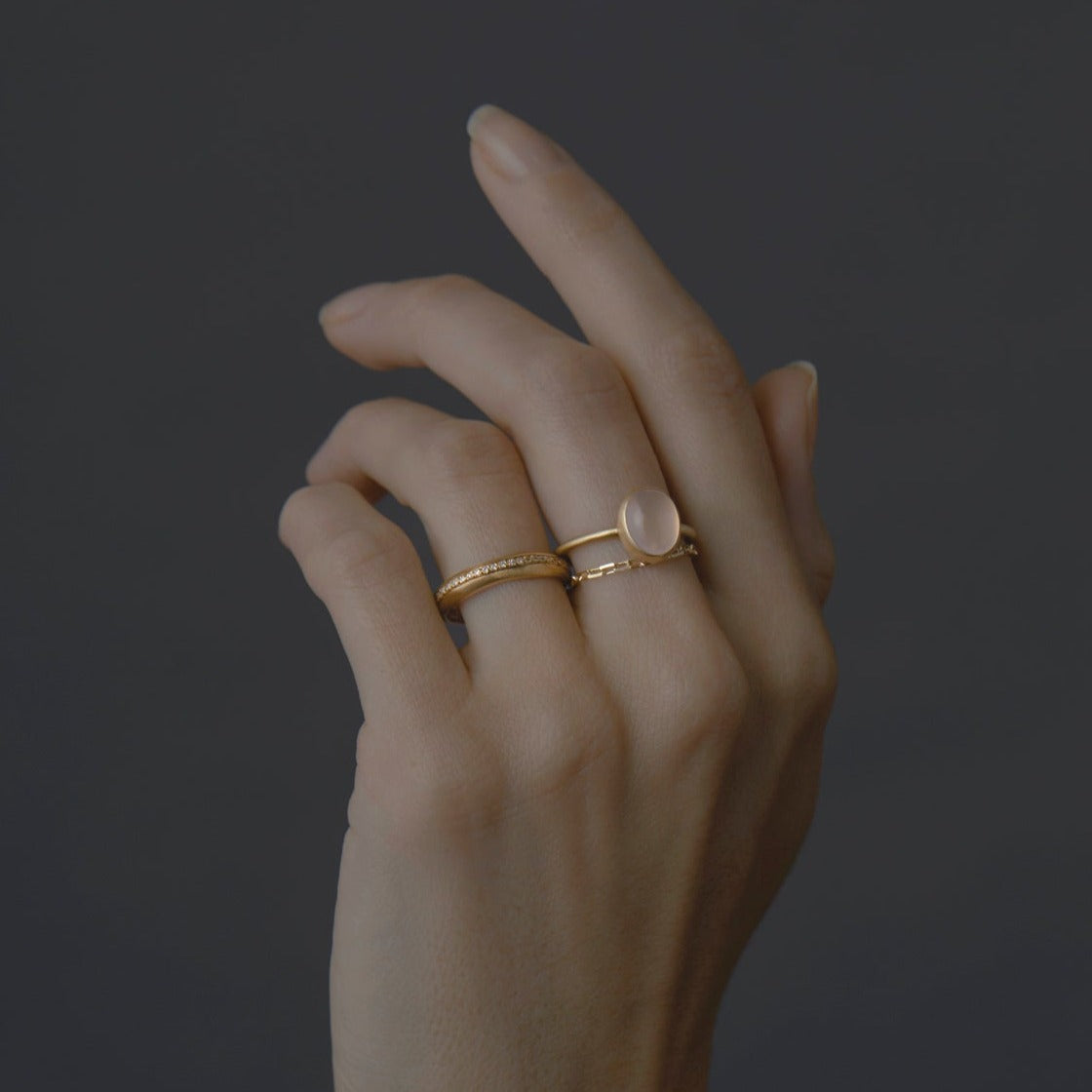 Diamond Lined Band | R0403W