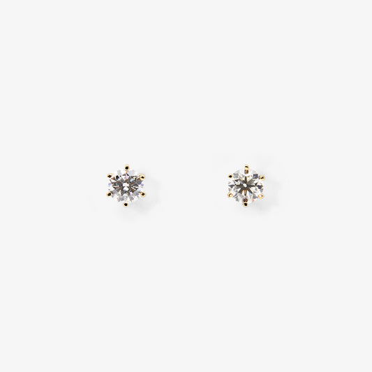 E1905W | 4.5mm White Diamond Studs