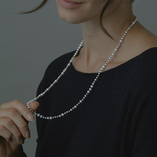 27" Metropolitan Pearl Necklace | N5602P ~
