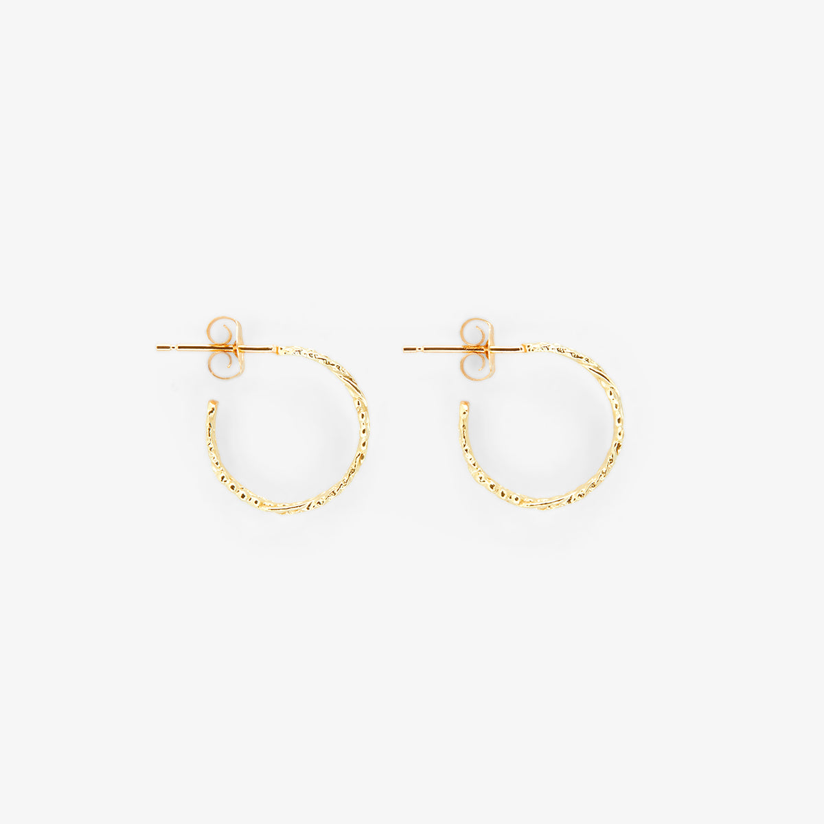 E8801 | Twisting Vine Hoop Earrings