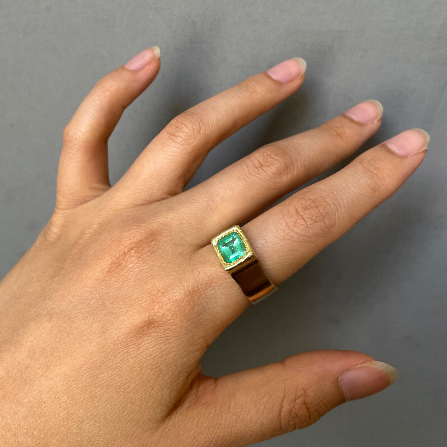 18K Yellow Gold on Model