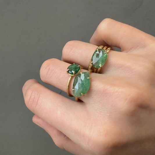 18K Yellow Gold on Model