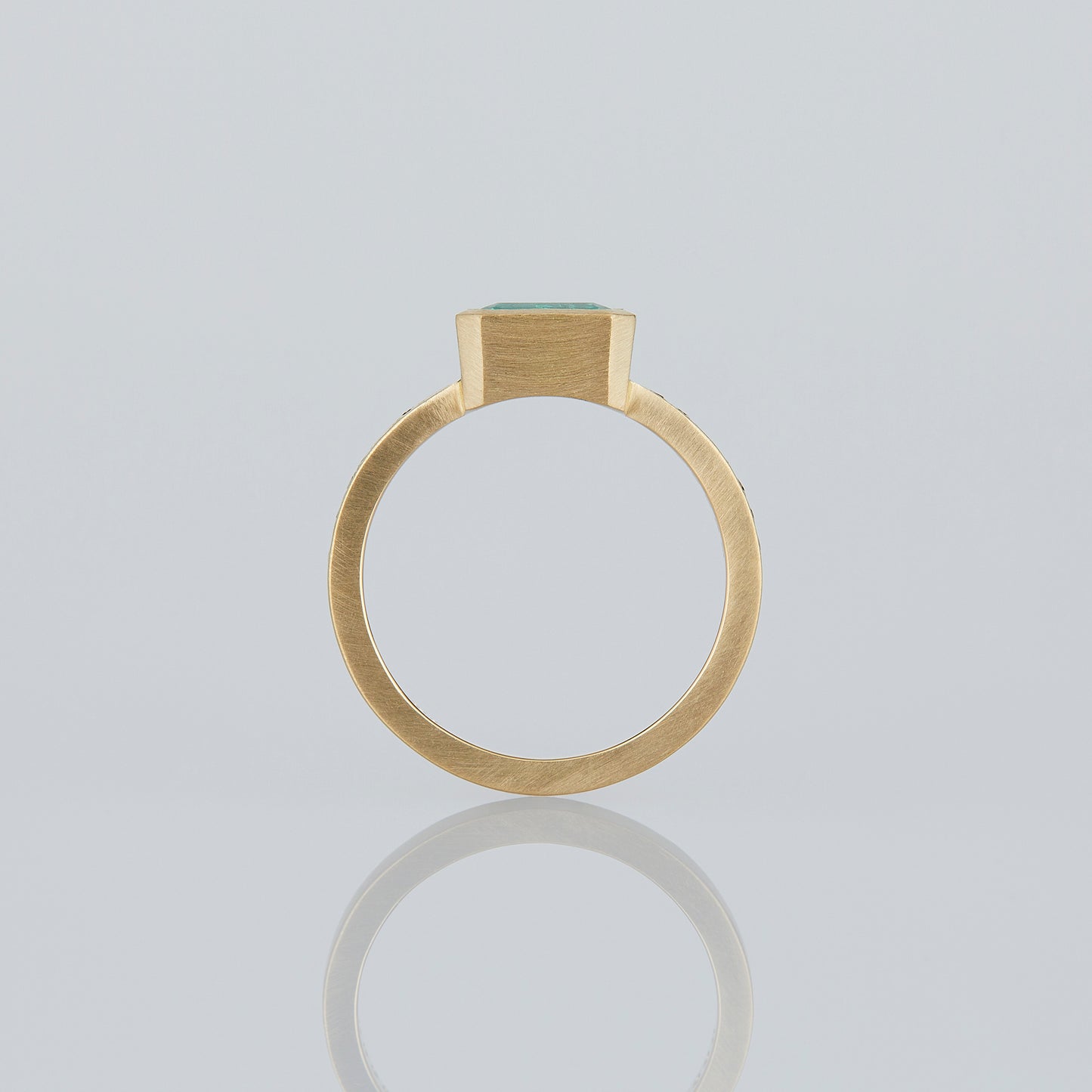 1.34 Carat One-of-a-Kind Emerald Cut Emerald Ring | ER71-OOAK
