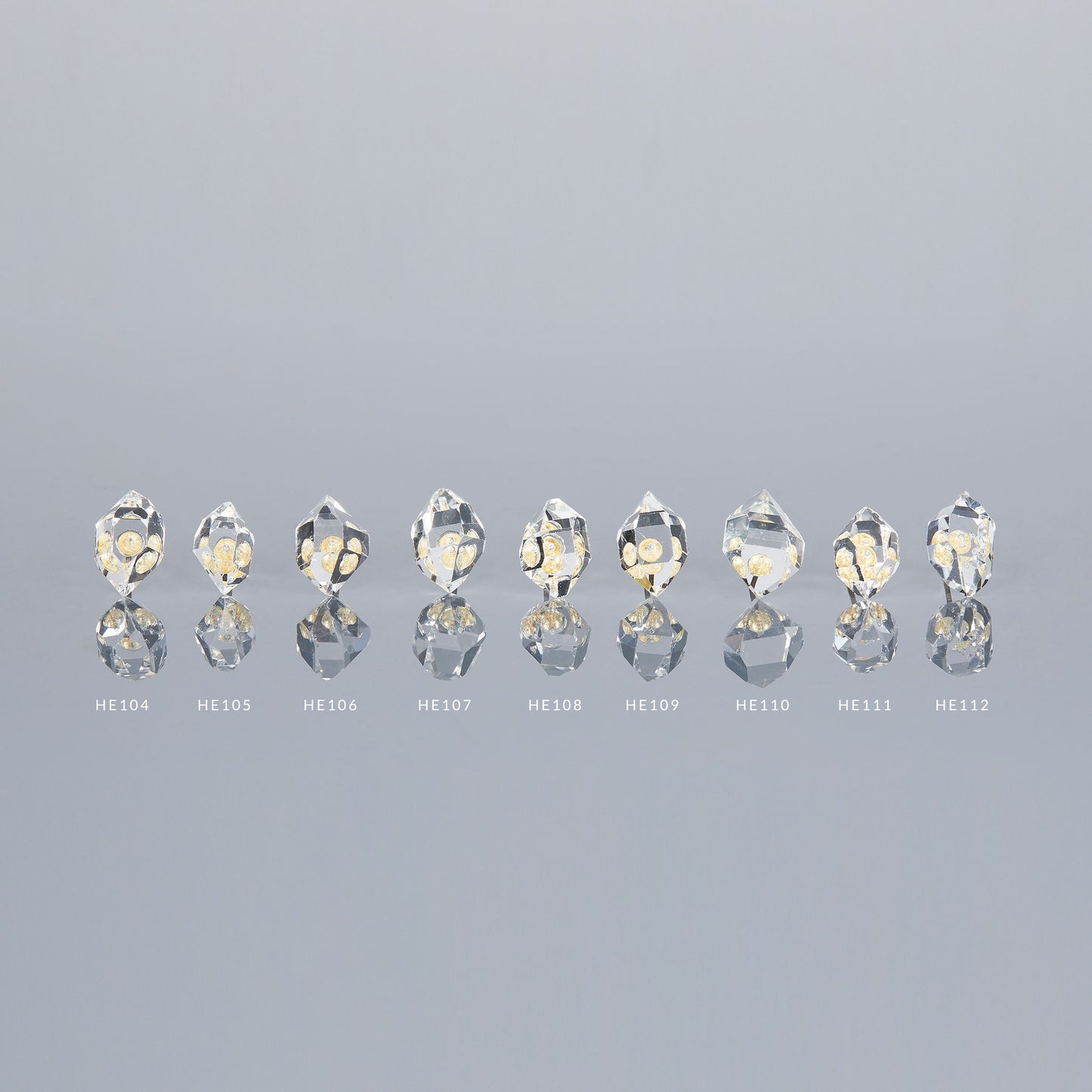 One-of-A-Kind Herkimer Diamond Studs | HE-OOAK