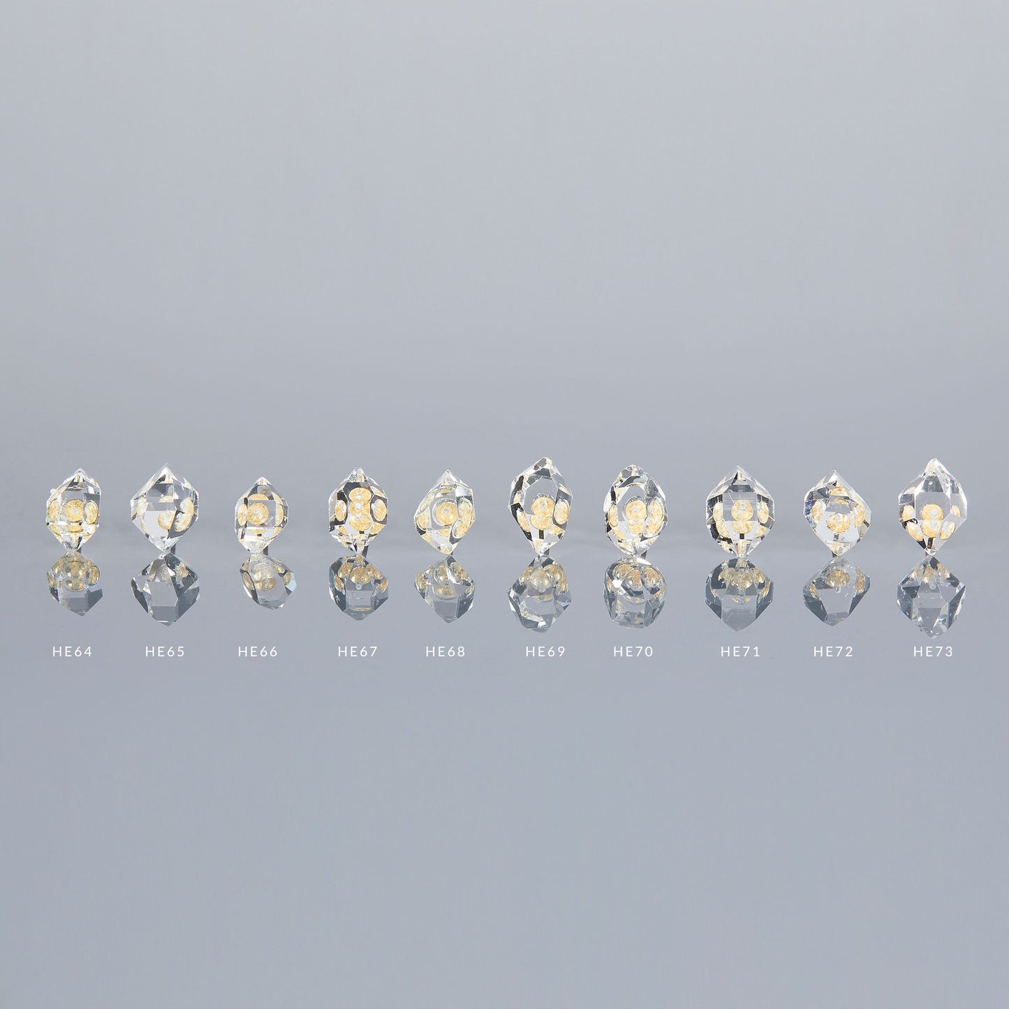 One-of-A-Kind Herkimer Diamond Studs | HE-OOAK