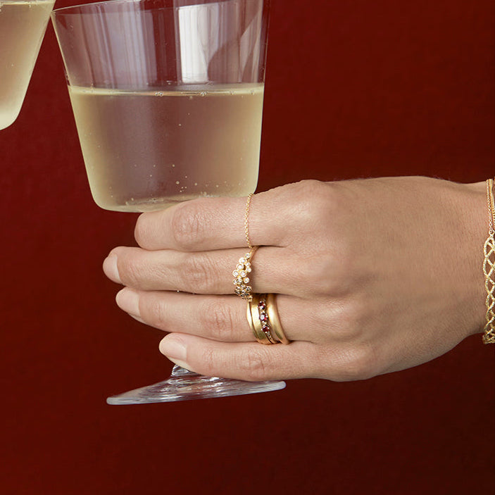 Brown Diamond Cluster Ring | R2701BR