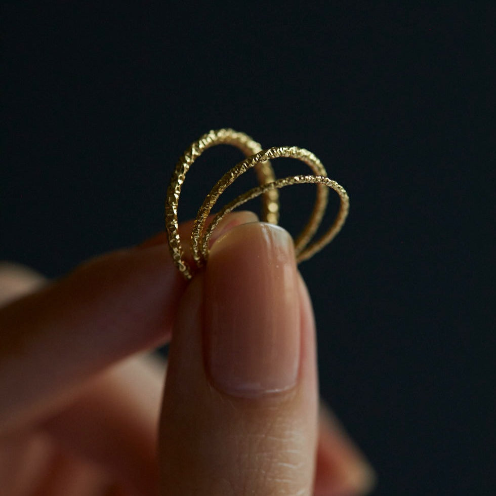 0.9mm Homespun Ring | R8101