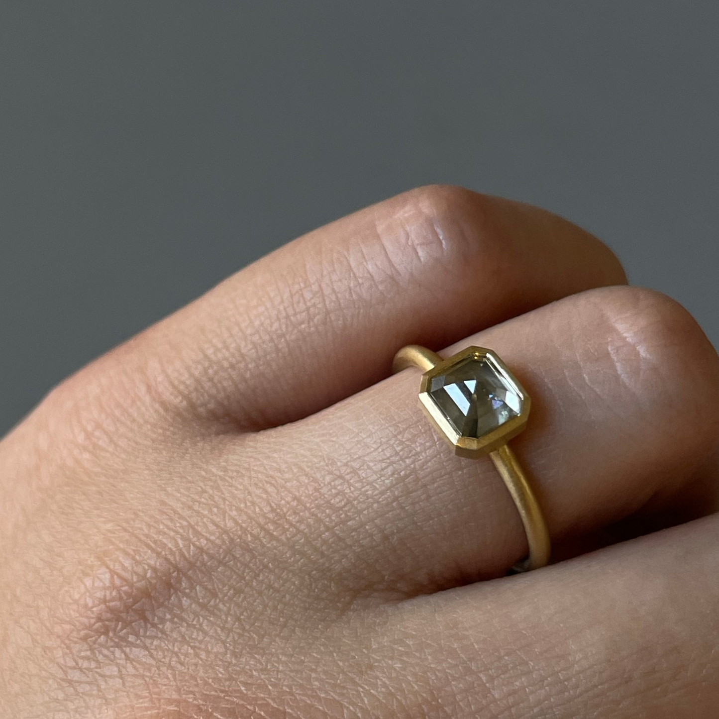 1.18 Carat One-of-a-Kind Mogul Cut Diamond Ring | DR109-OOAK