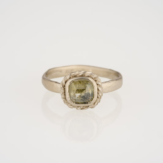 18K White Gold