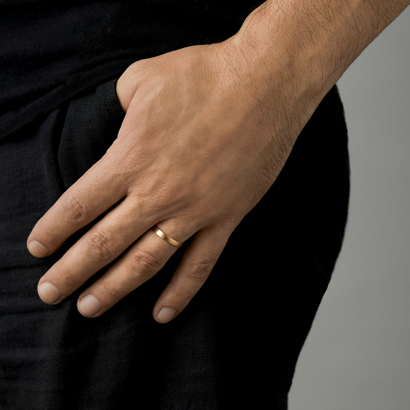 18K Yellow Gold on Model