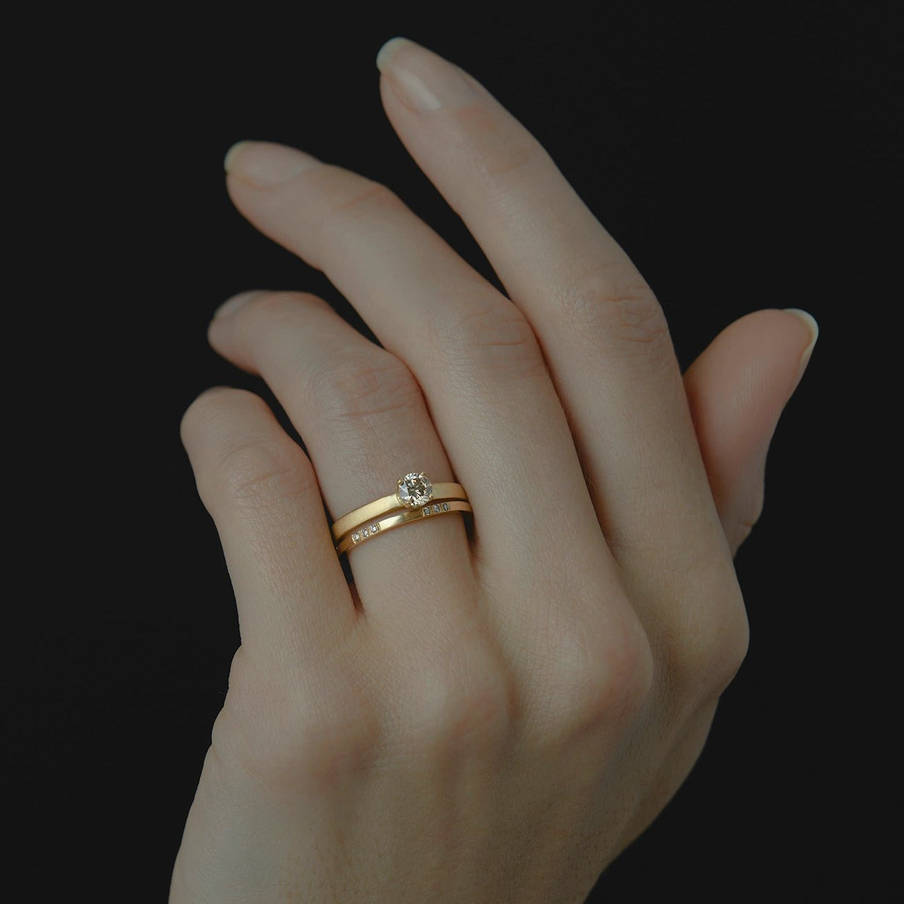 4.5mm Classic Brown Diamond Solitaire Ring | R10305BR