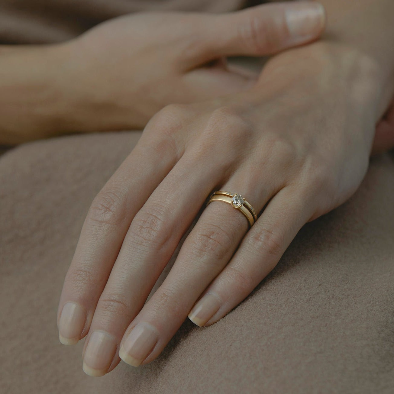 4.5mm Classic Brown Diamond Solitaire Ring | R10305BR