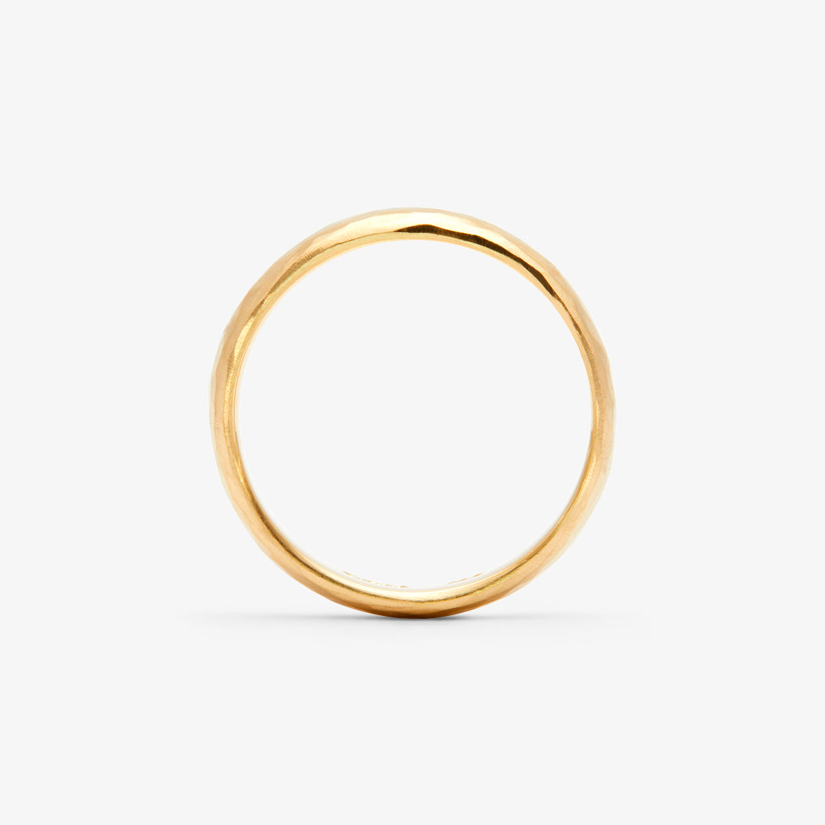 MR0135 | 4.2mm Half Round Hammered Band