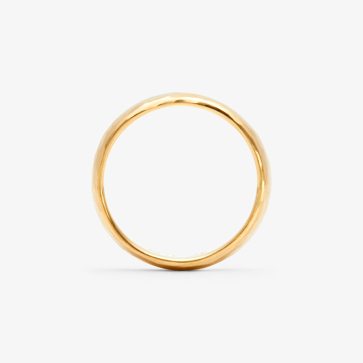 MR0136 | 5.3mm Half Round Hammered Band